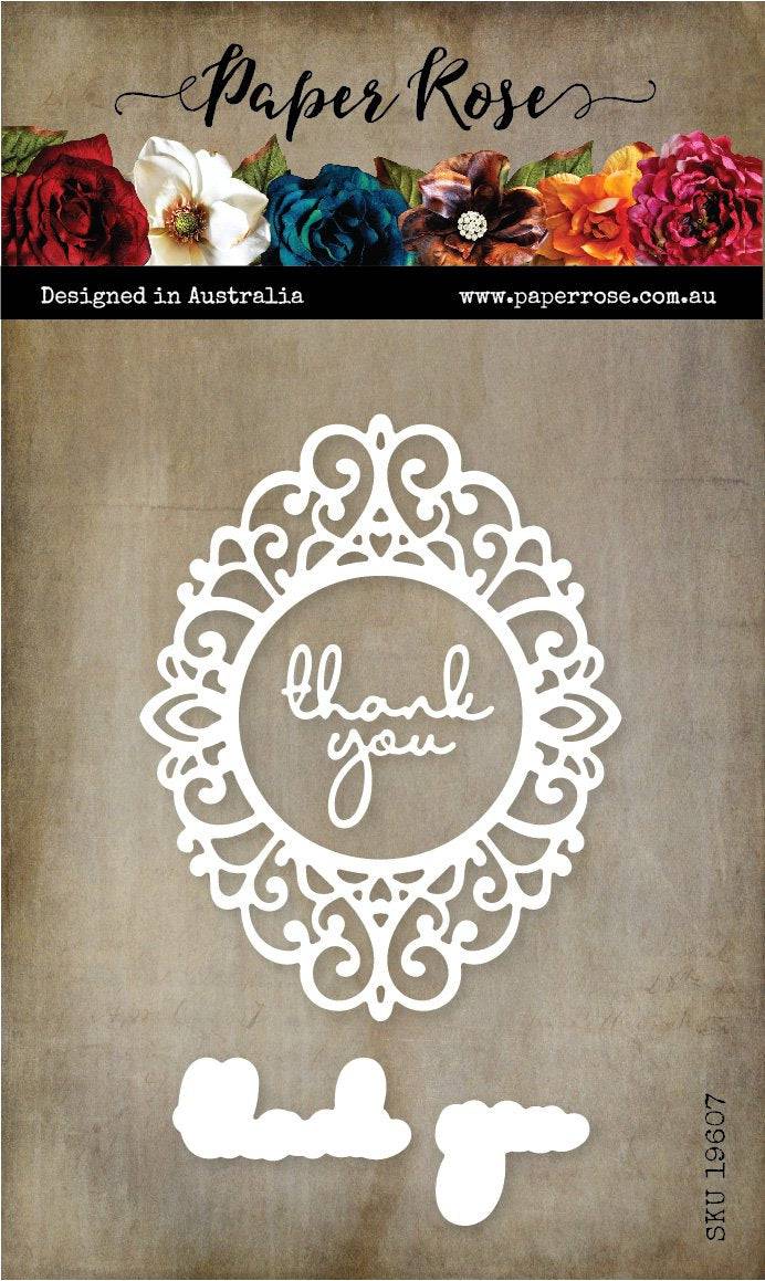 Oval Lace Frame Metal Cutting Die 19607