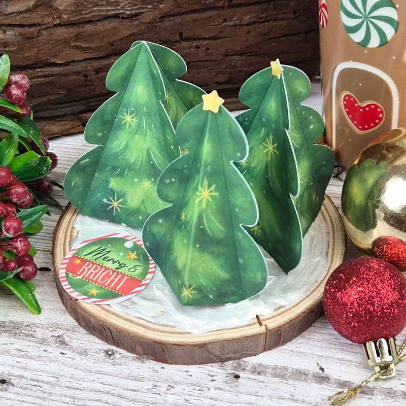 Moonstone Christmas Tree Gift Box Paper Pad