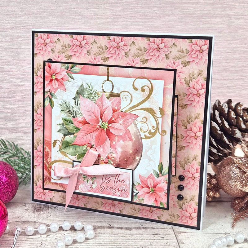 Premium Paper Pads - Joyful Poinsettias