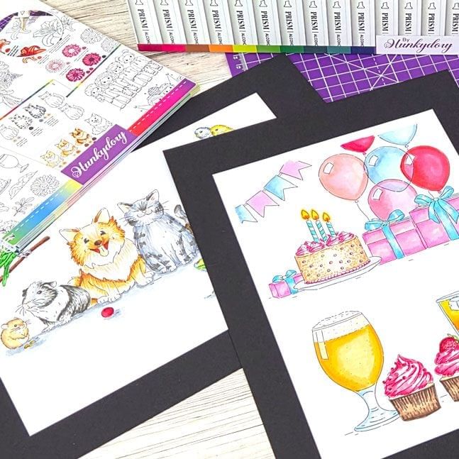Prism Alcohol Markers Workbook - Vol. 1