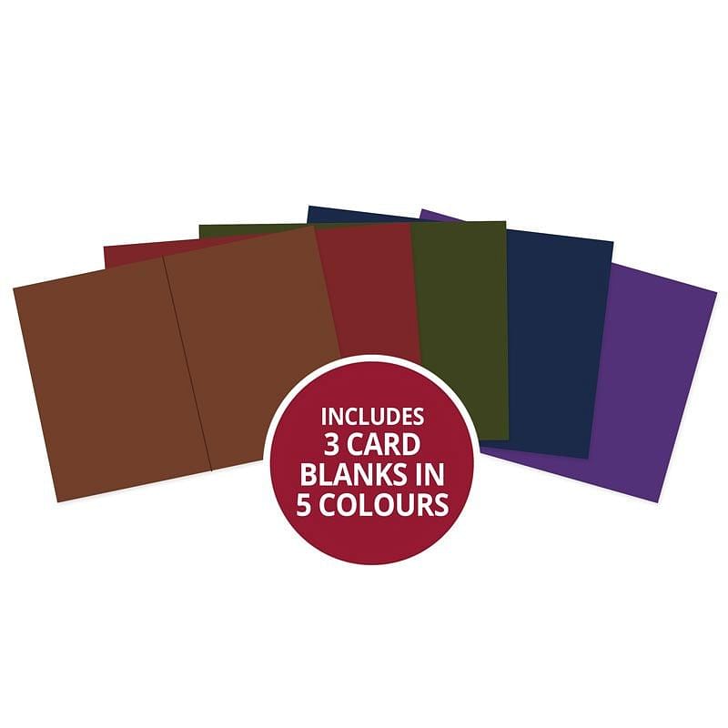 Adorable Scorable Pre-Scored Card Blanks - A5 Darks Selection