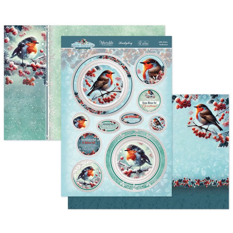 Little Robin Redbreast Luxury Topper Set