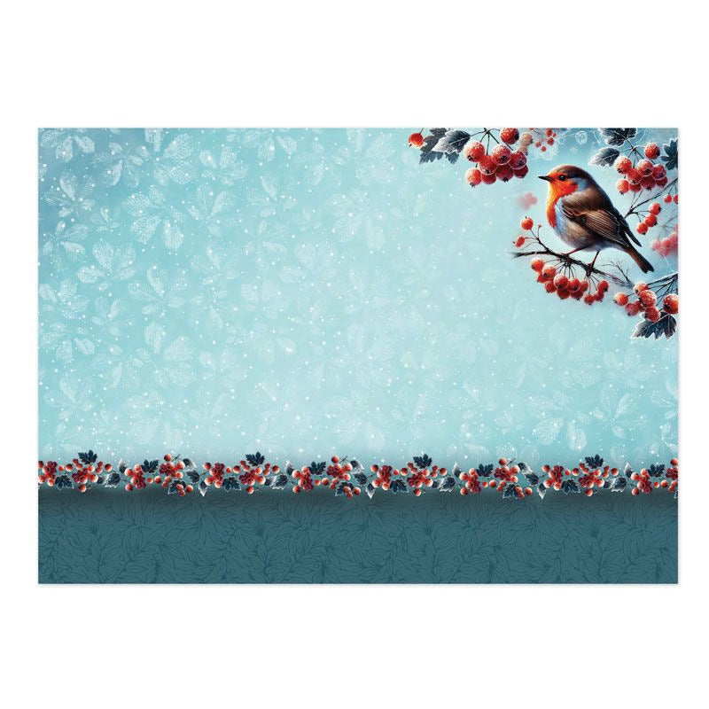 Little Robin Redbreast Luxury Topper Set