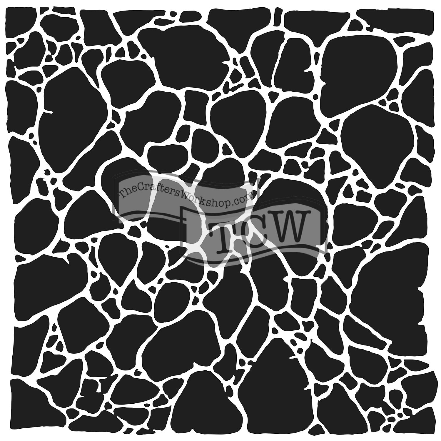 The Crafters Workshop 6x6 Stencil Organic Matter Stencil