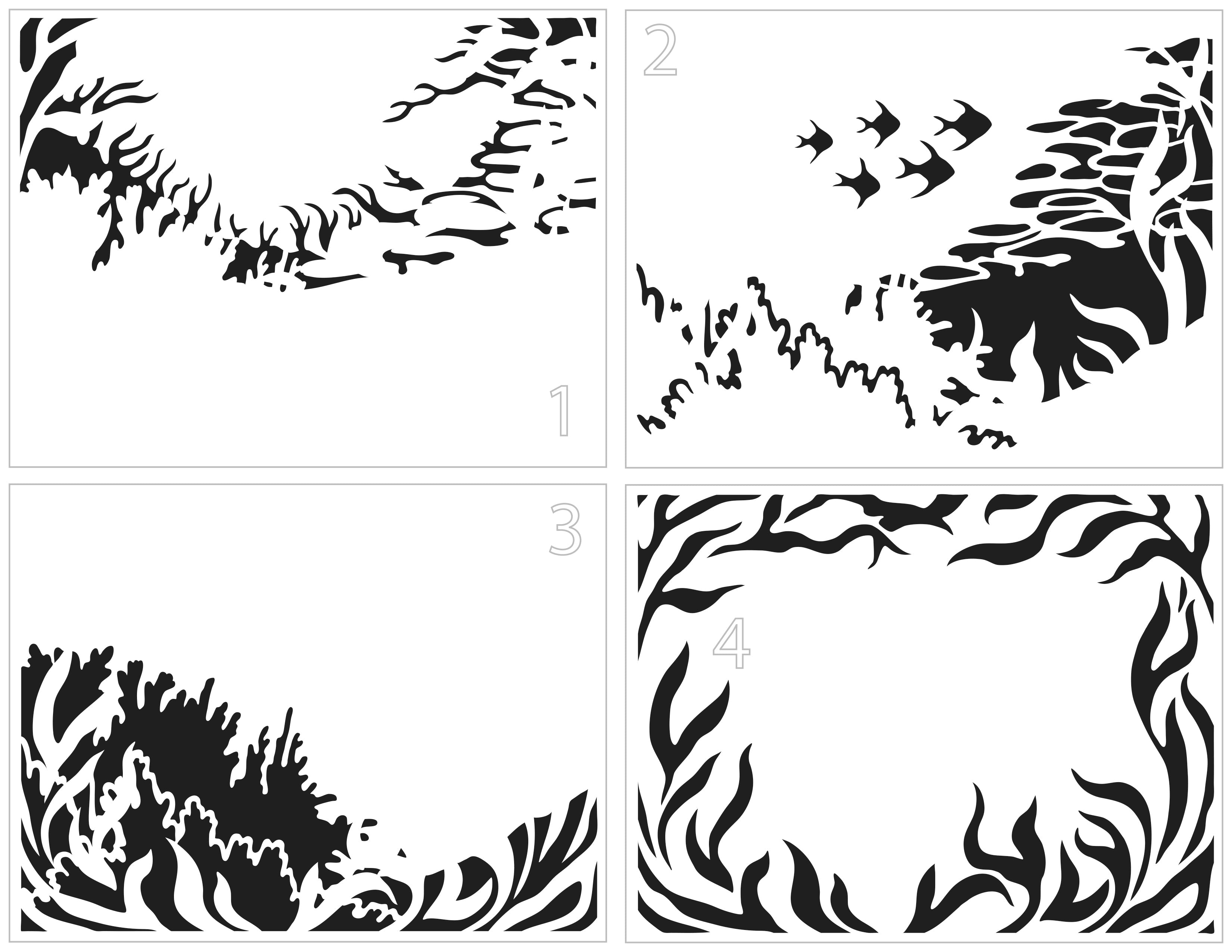 The Crafters Workshop A2 Layered Sea Paradise