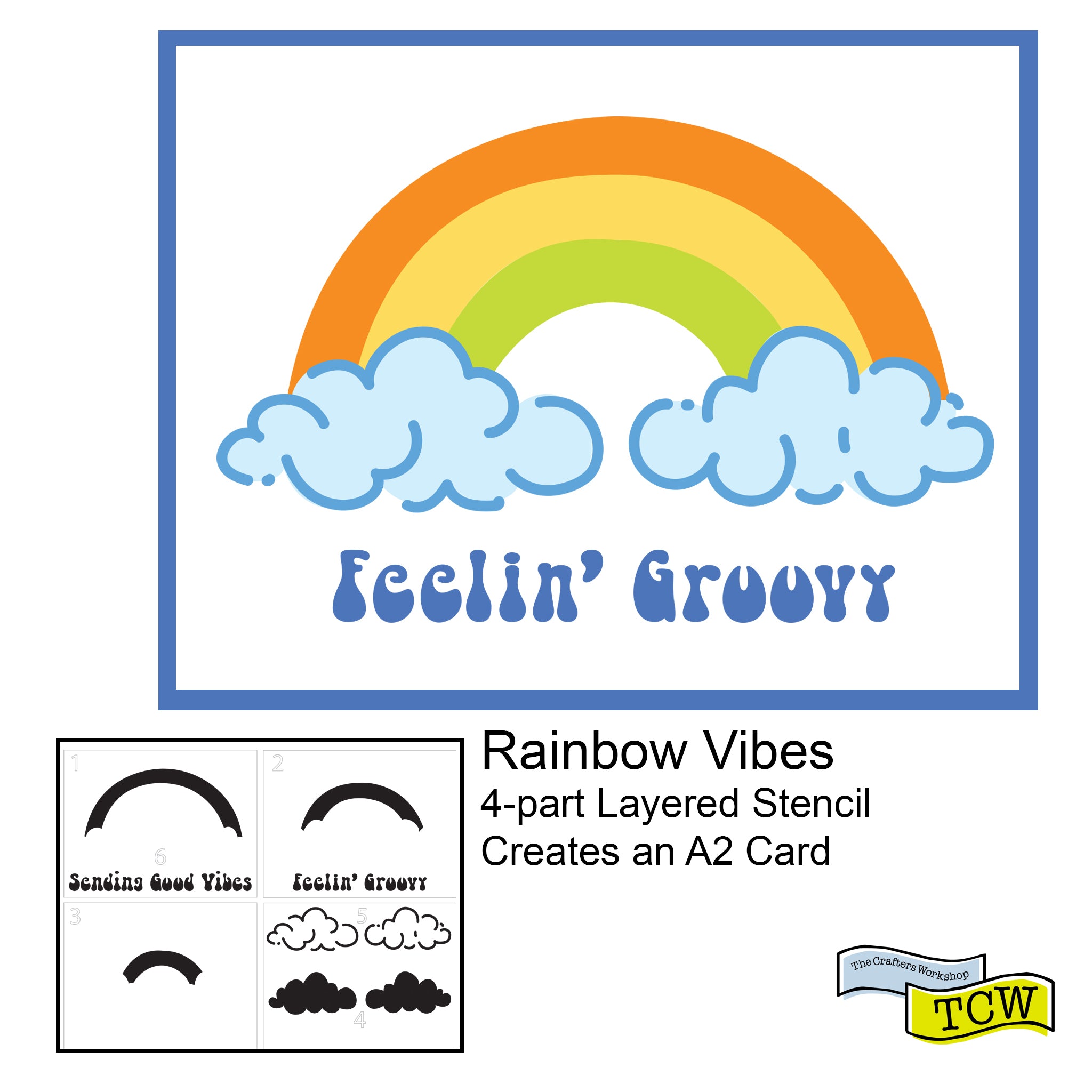 The Crafters Workshop Layered Rainbow Vibes