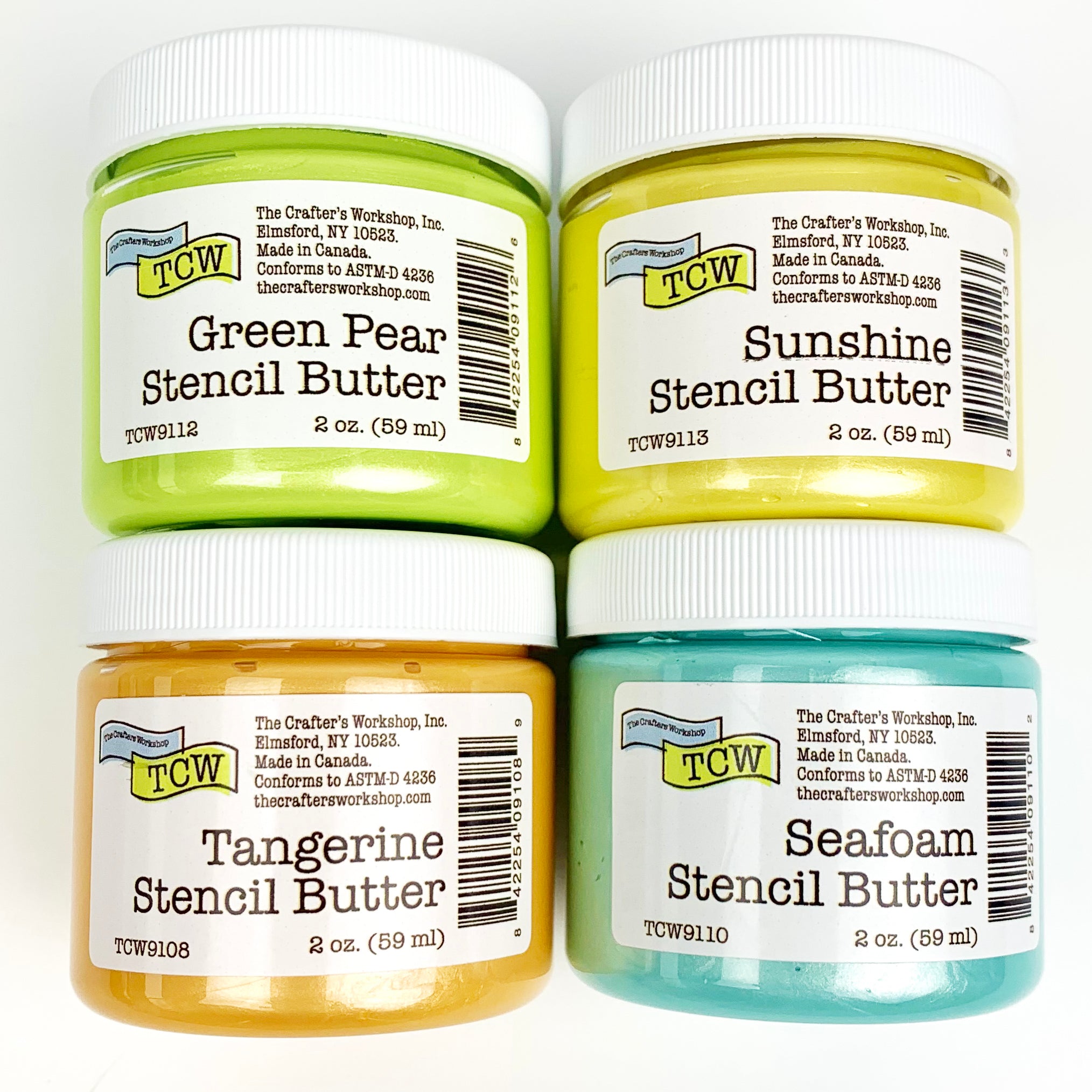 The Crafters Workshop (TCW) Stencil Butter 4-pack Citrus