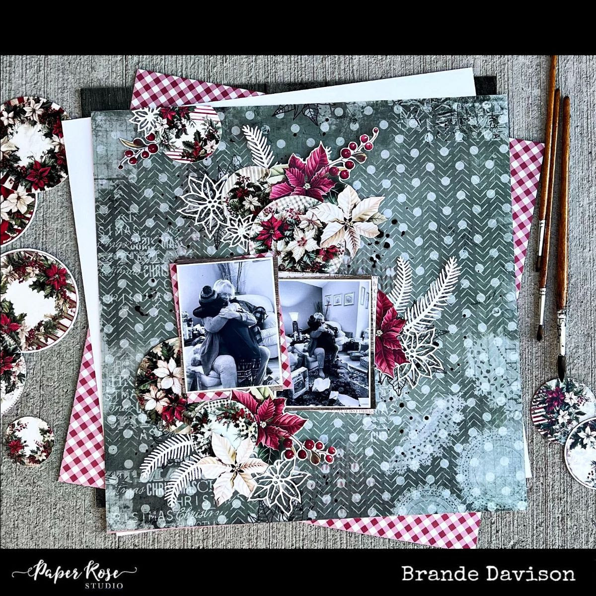 Christmas Holly Basics 12x12 Paper Collection 35142