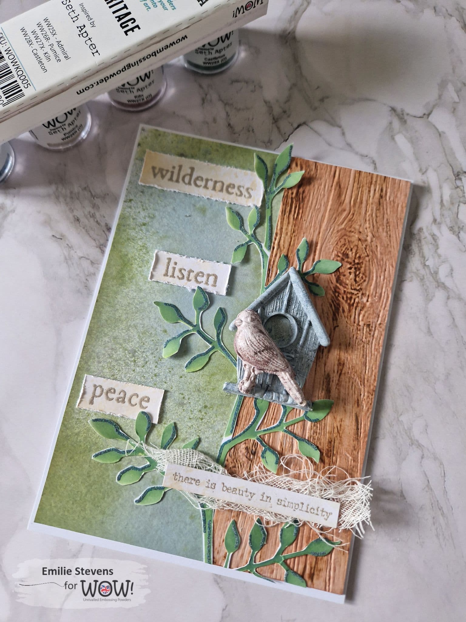 WOW! Embossing Powder - Heritage Quad - Inspired by Seth Apter