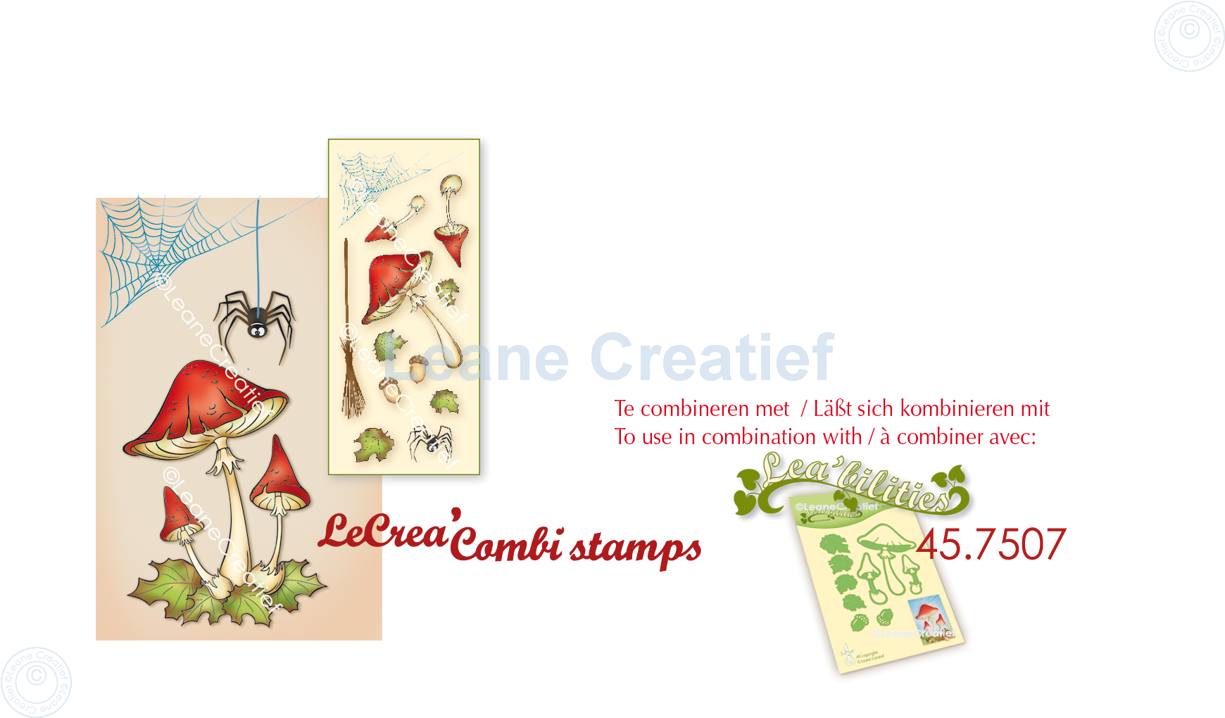 LeCreaDesign Combi Clear Stamp Autumn Time