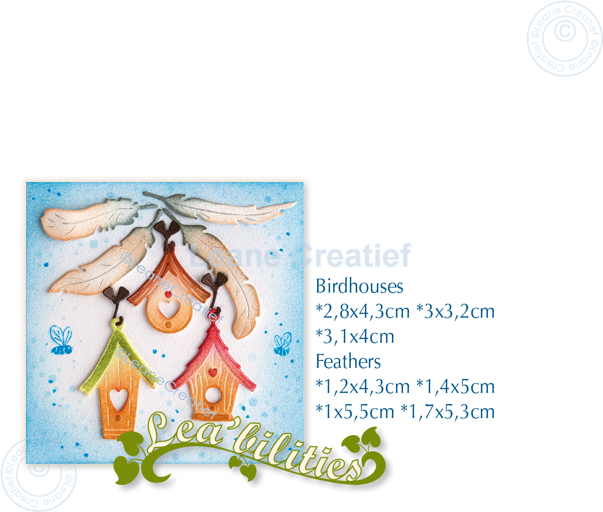 Lea’bilitie Birdhouses & Feathers Cut And Embossing Die