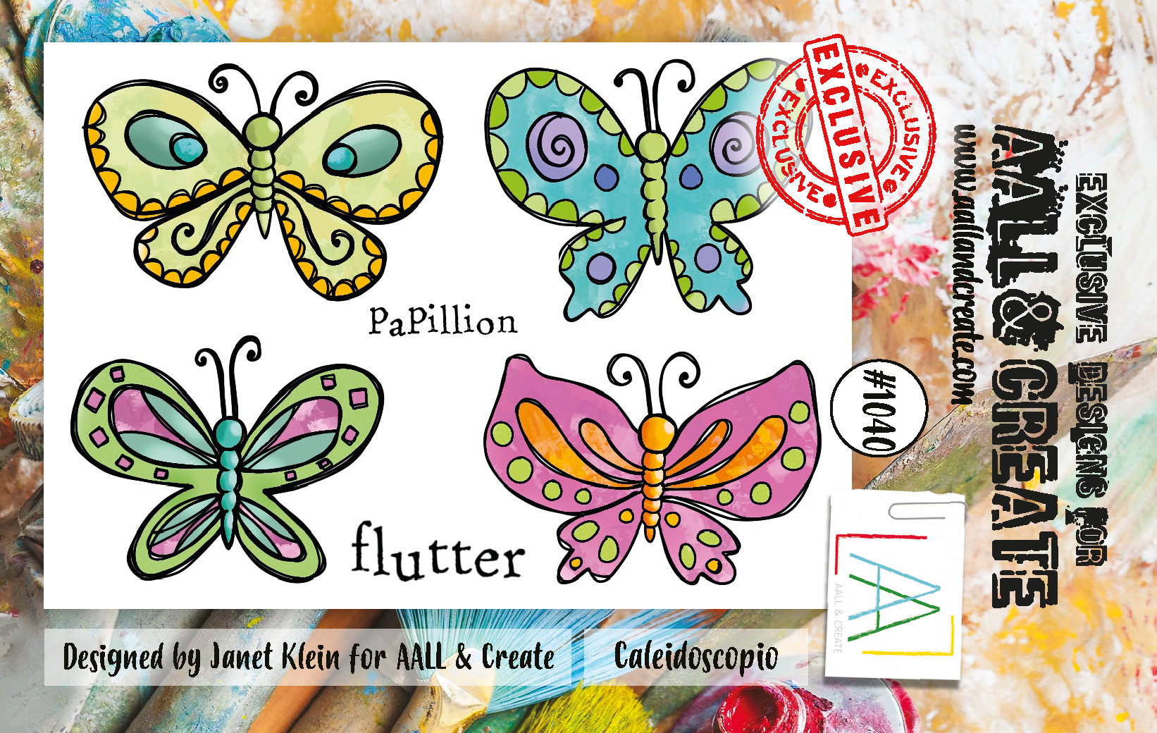 AALL and Create A7 Stamp Set - 1040 - Caleidoscopio