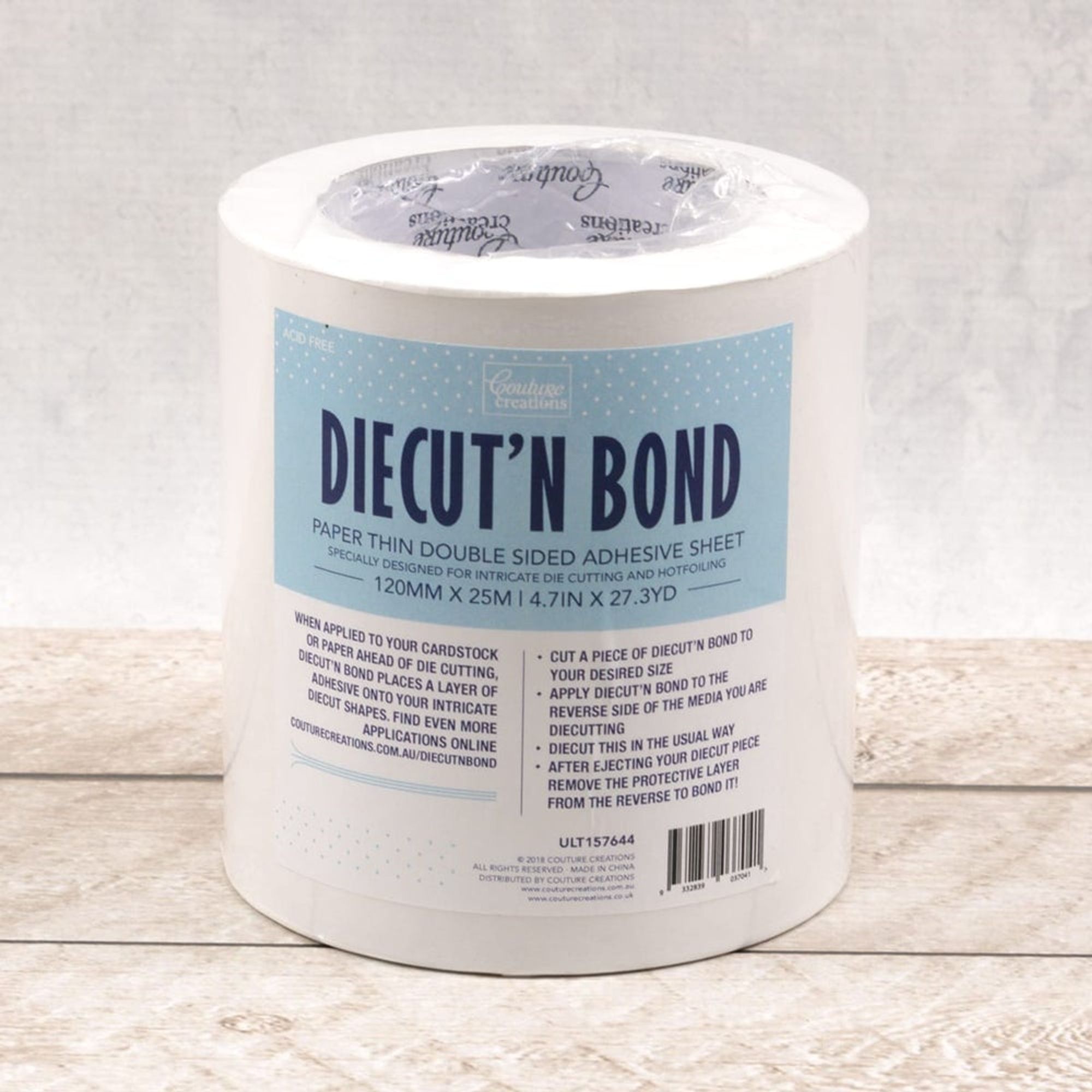 Couture Creations - Diecut'N Bond (Tape) 25m x 12cm (82 ft x 4.72 inches)