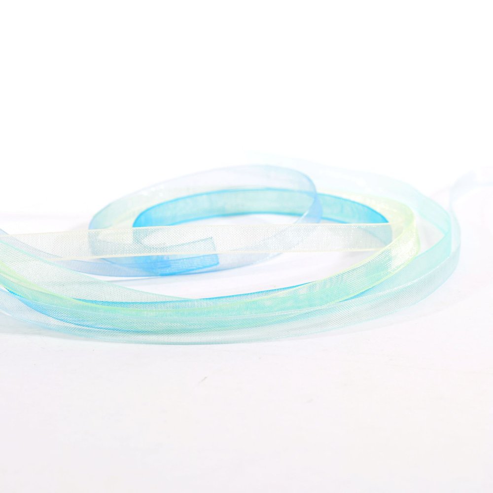 Vaessen Creative Organza Ribbon 6 Colours 6mmx2m Baby Blue