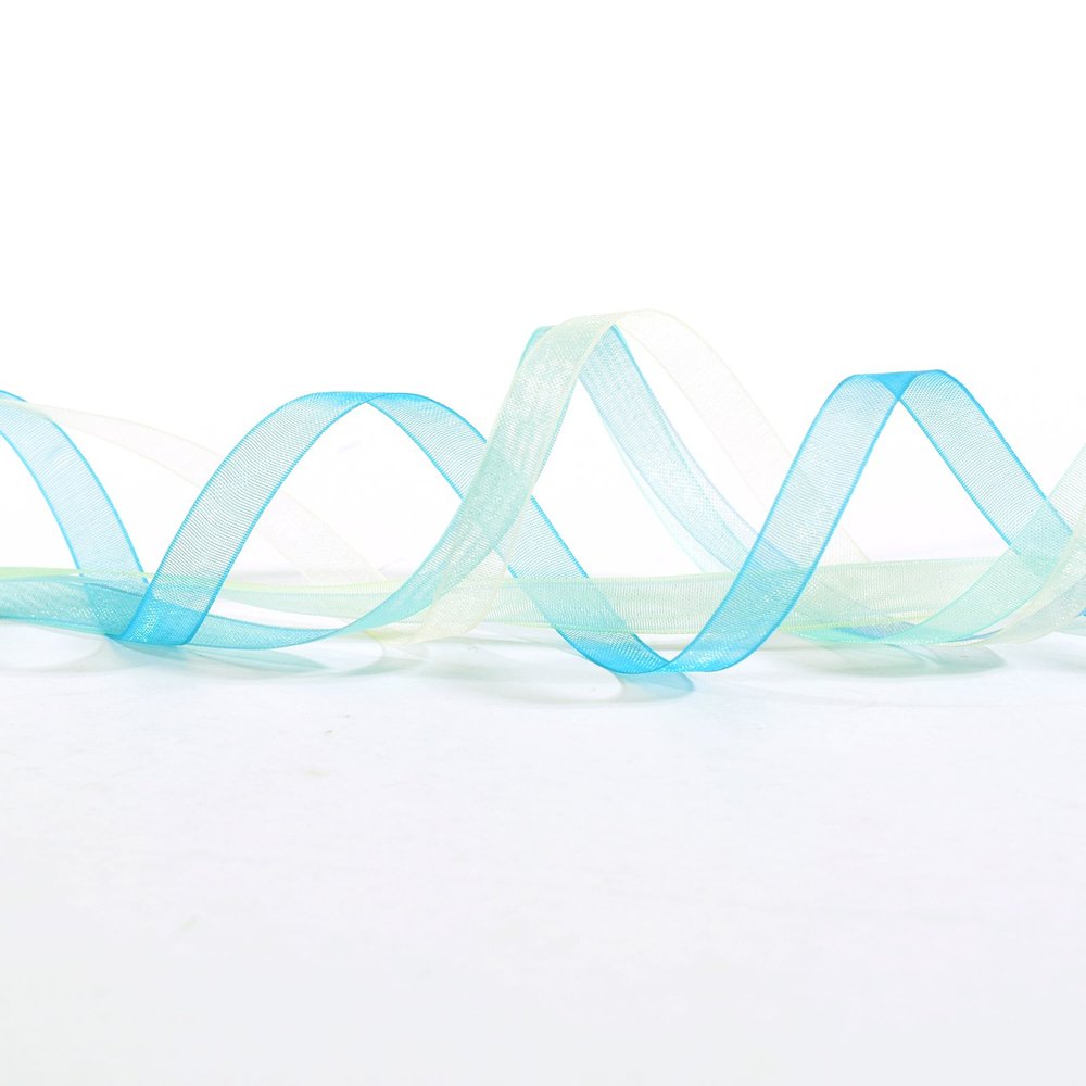 Vaessen Creative Organza Ribbon 6 Colours 6mmx2m Baby Blue