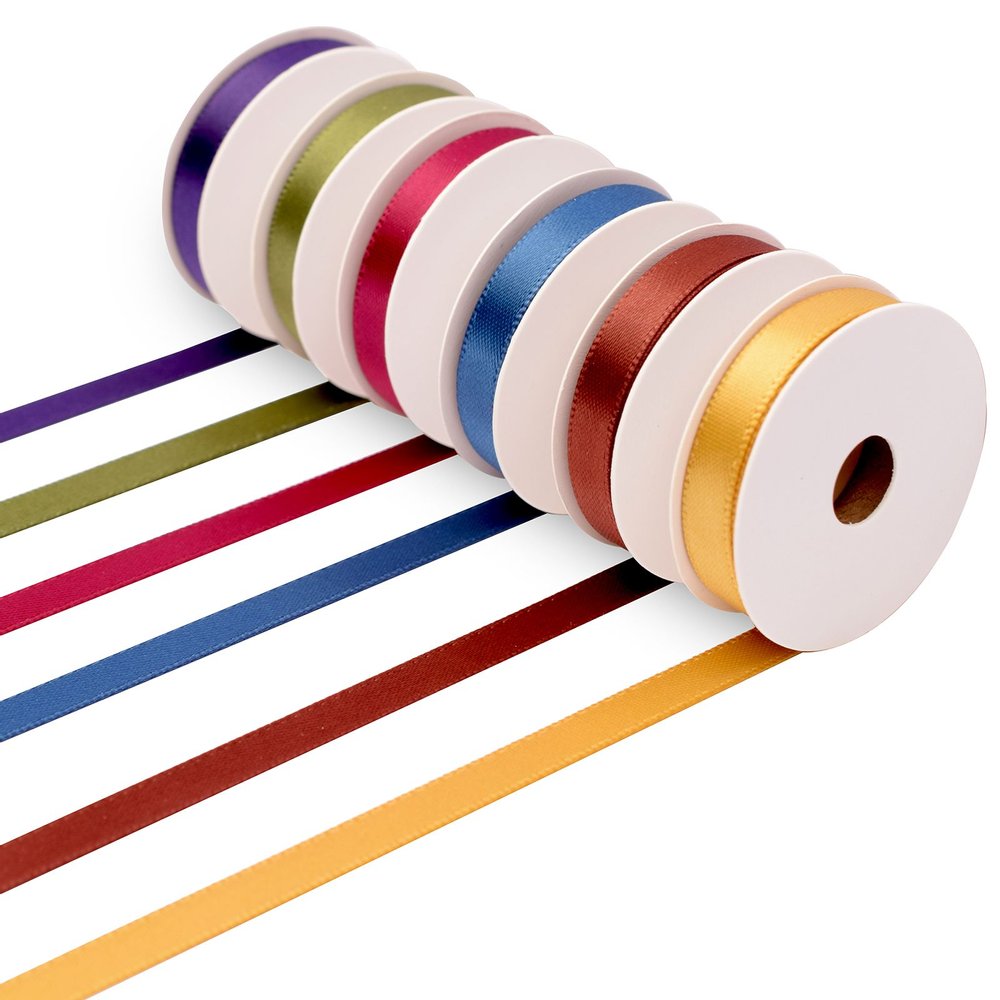 Vaessen Creative Organza Ribbon 6 Colours 6mmx2m Autumn