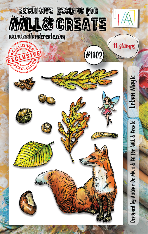 AALL and Create #1102 - A7 Stamp Set - Urban Magic