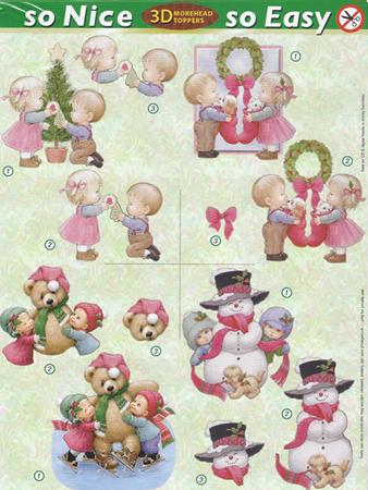 Morehead So Nice and Easy Christmas (4) - wreath, tree, snowman, skating