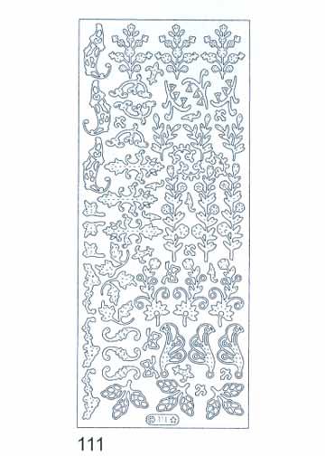 Deco Stickers - Scrolls/Leaves