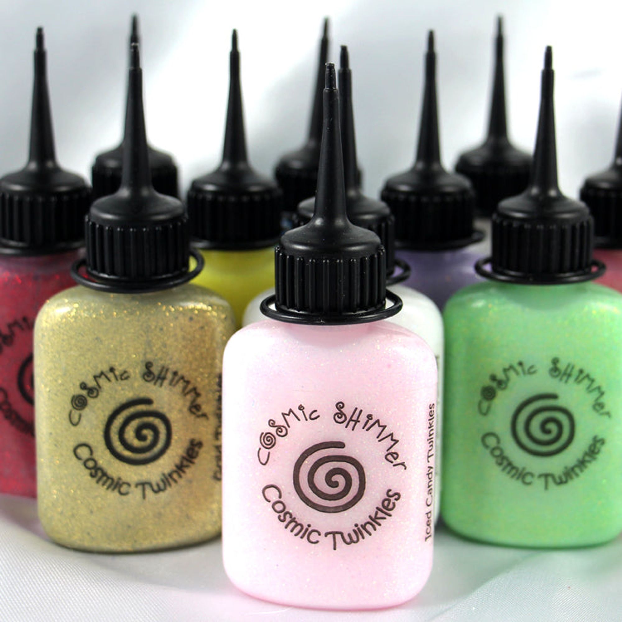 Cosmic Shimmer Biodegradable Glitter Twinkles 10ml - Rose Garden