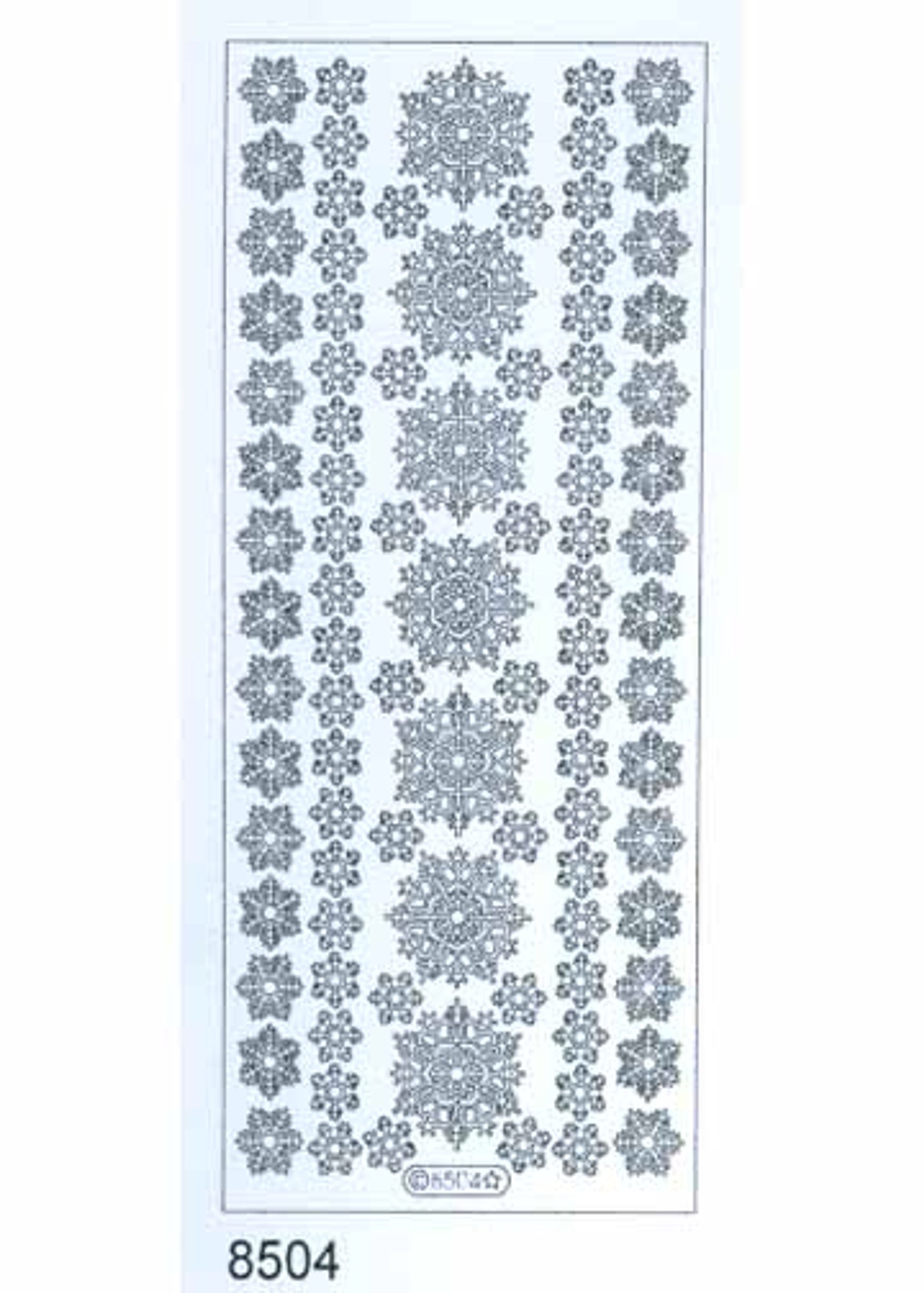 Starform Deco Stickers - Small Snowflakes - Silver