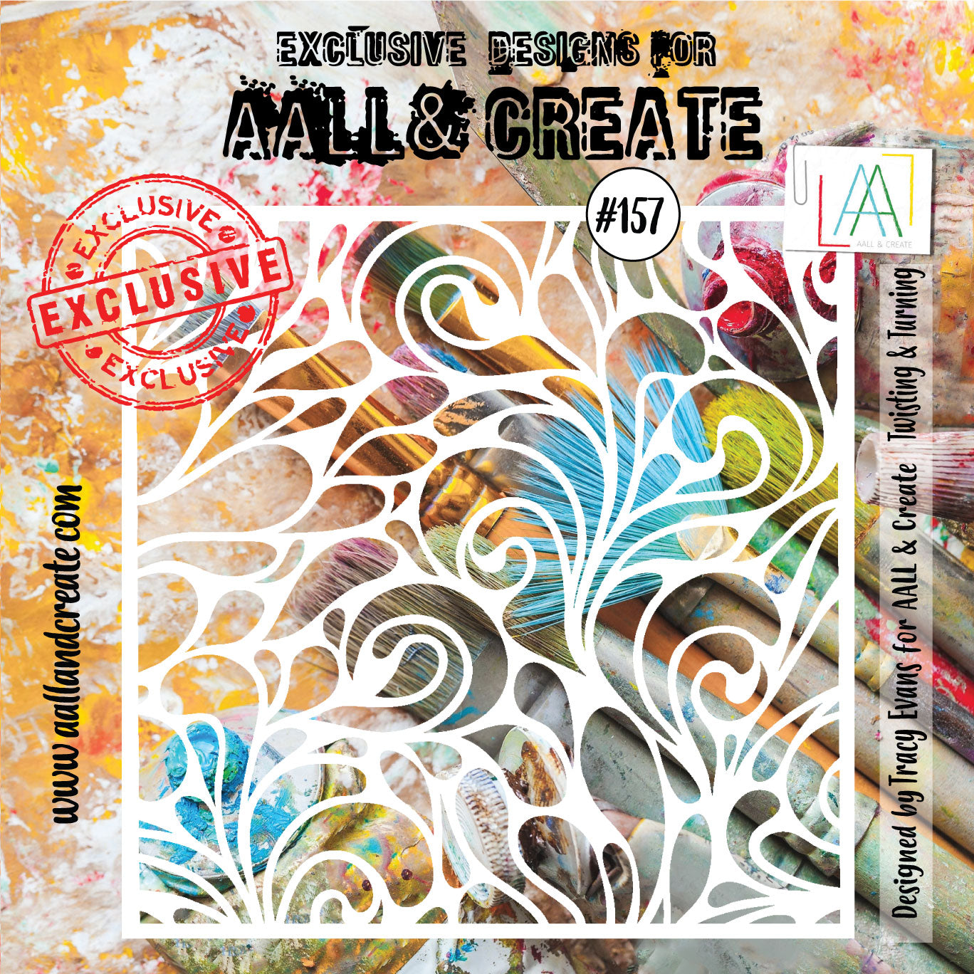 AALL and Create Stencil - 157 - Twisting & Turning