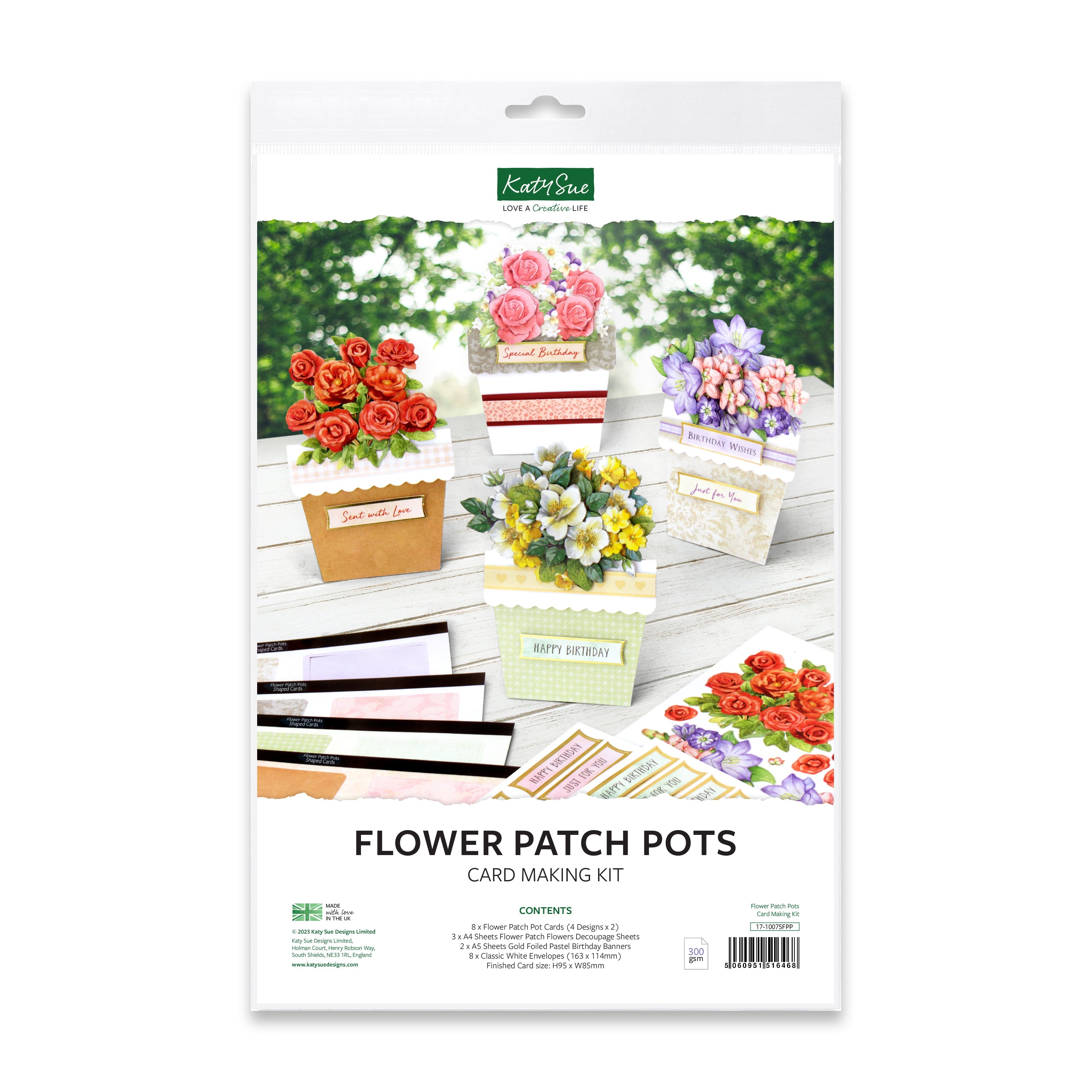 plant pot making kit Katy Sue Card Making Kit