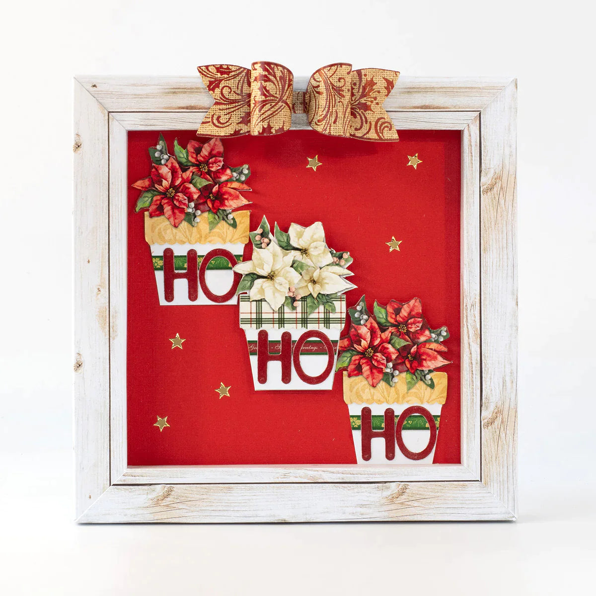 Christmas Flower Pots Card Making Kit