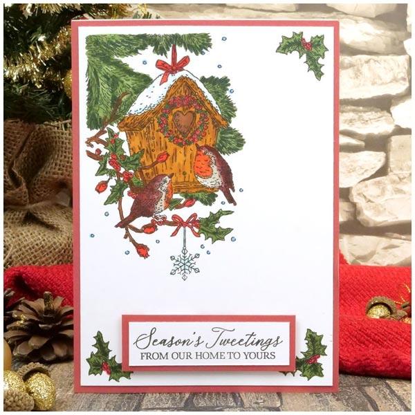 For The Love Of Stamps - Robin's House A6 Stamp Set