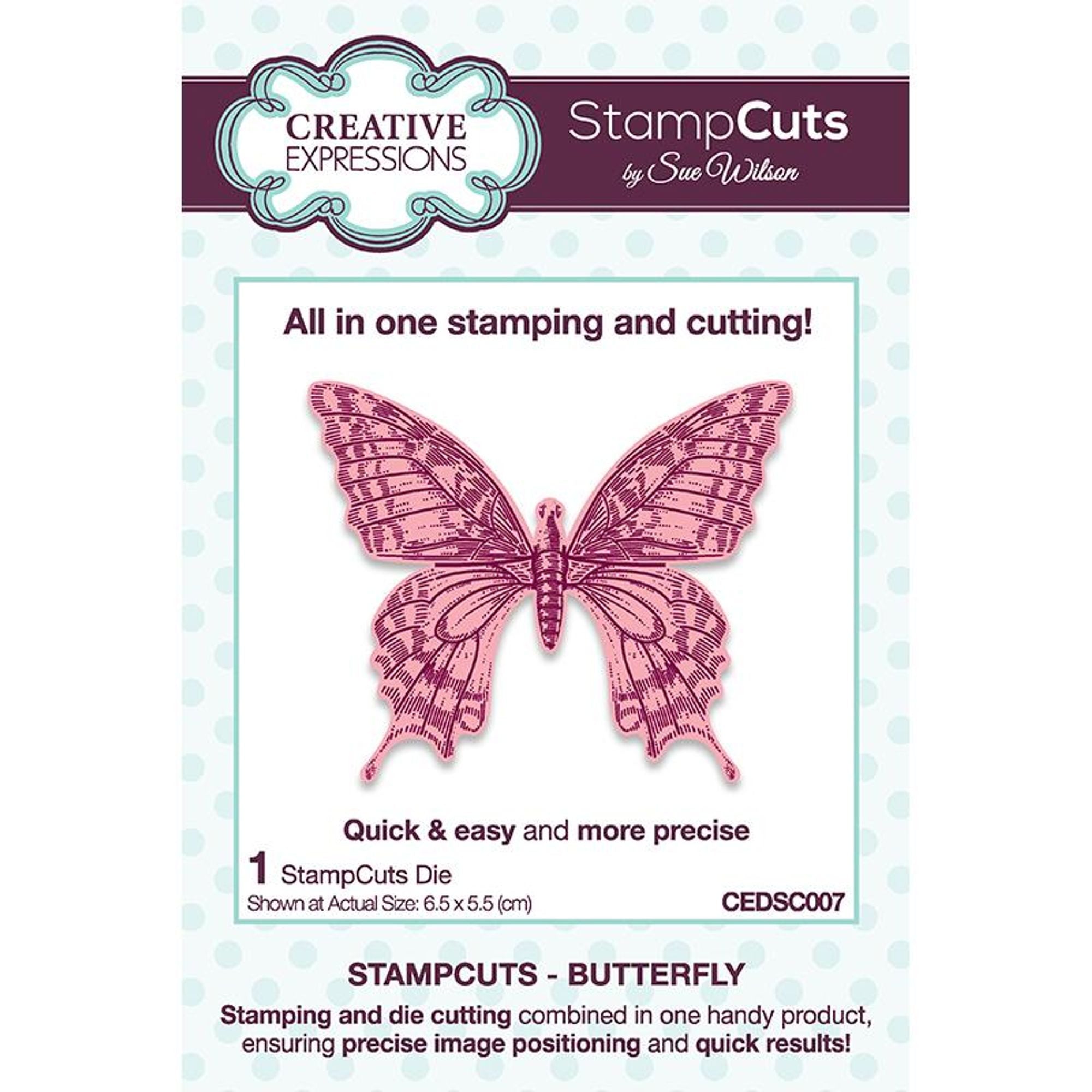 Creative Expressions Sue Wilson Butterfly StampCuts Die