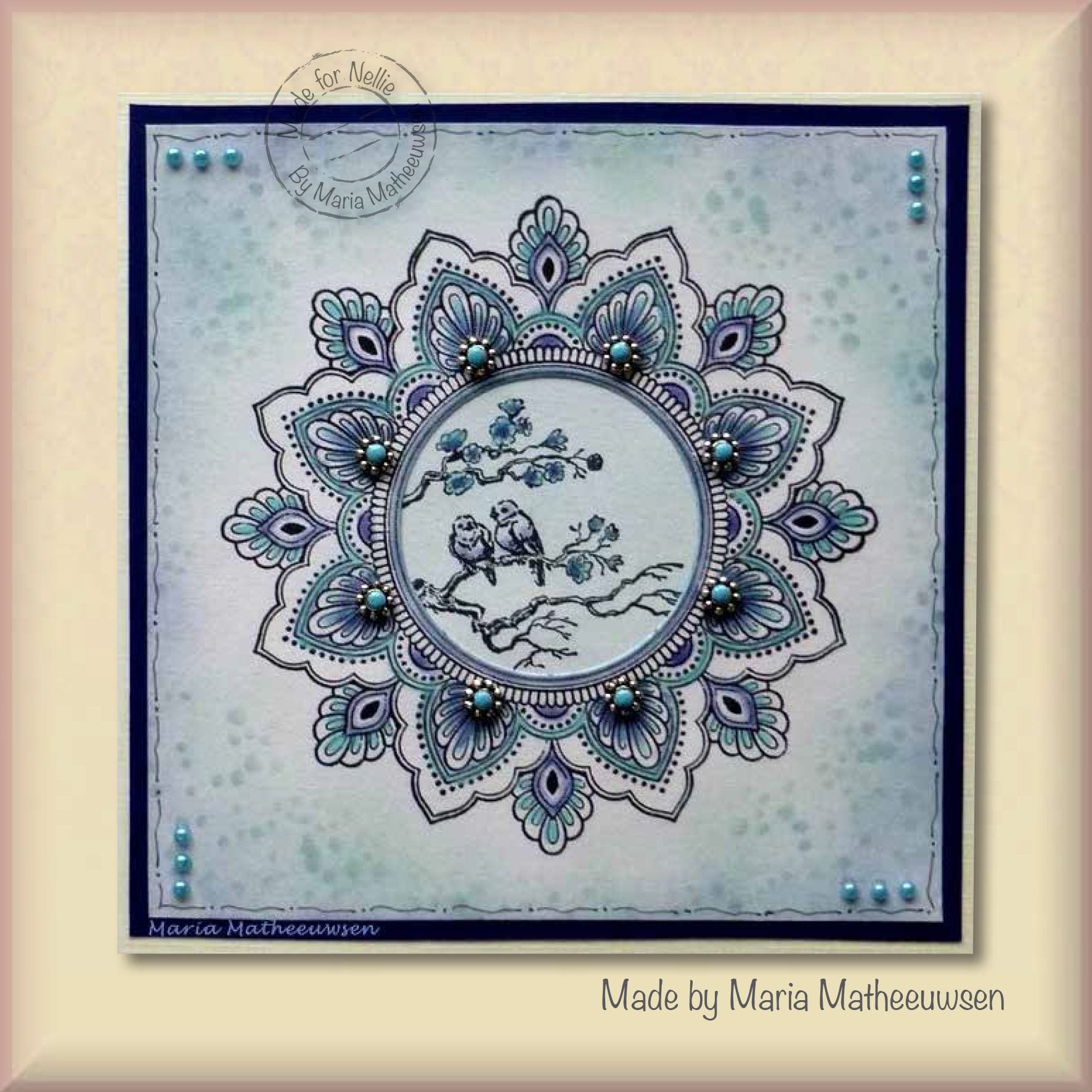 Clear Stamp Mandalas Sunflower