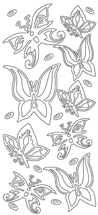 Peel-Off Stickers - Various Butterflies