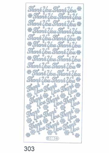Deco Stickers - Thank You