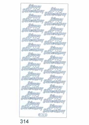 Deco Stickers - Happy Fathers Day
