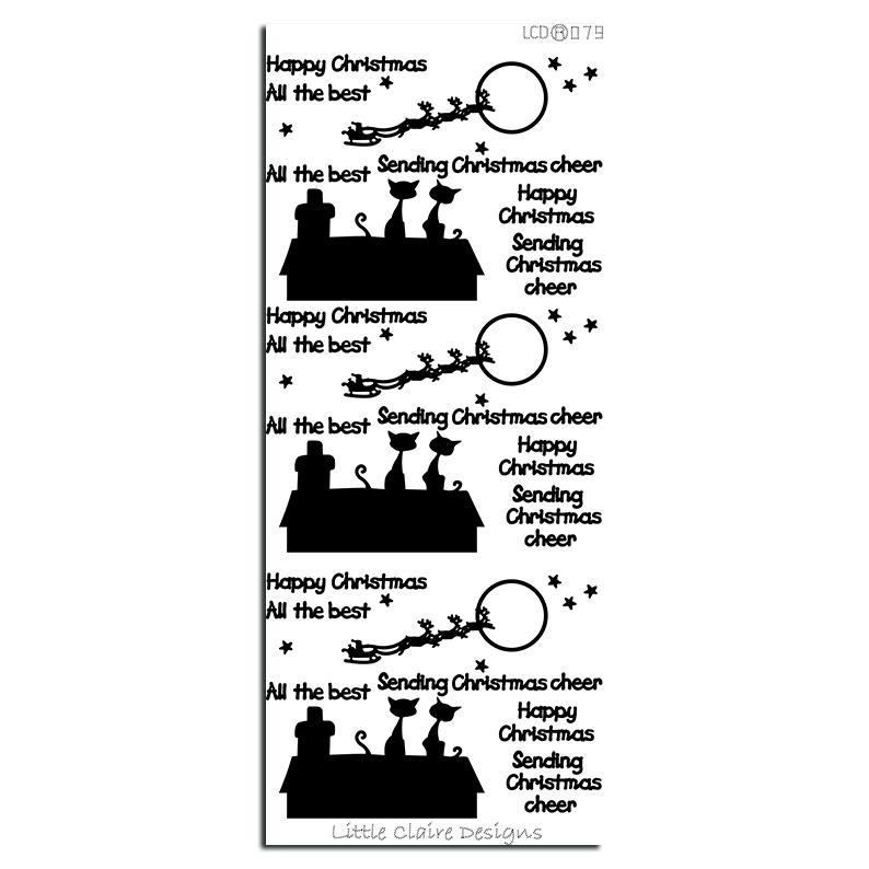 Christmas Cats Sticker