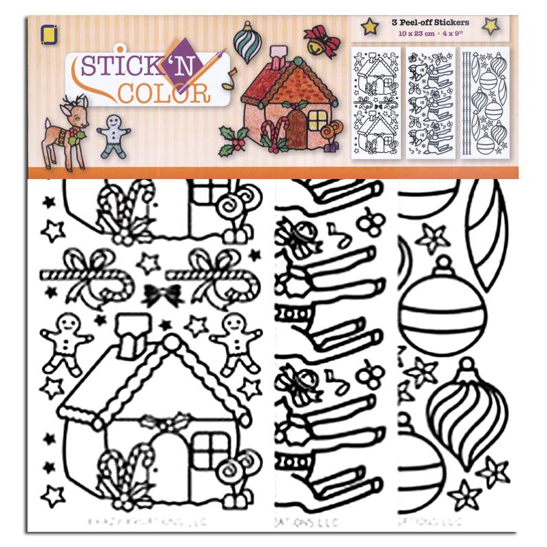 Stick 'n Color Christmas