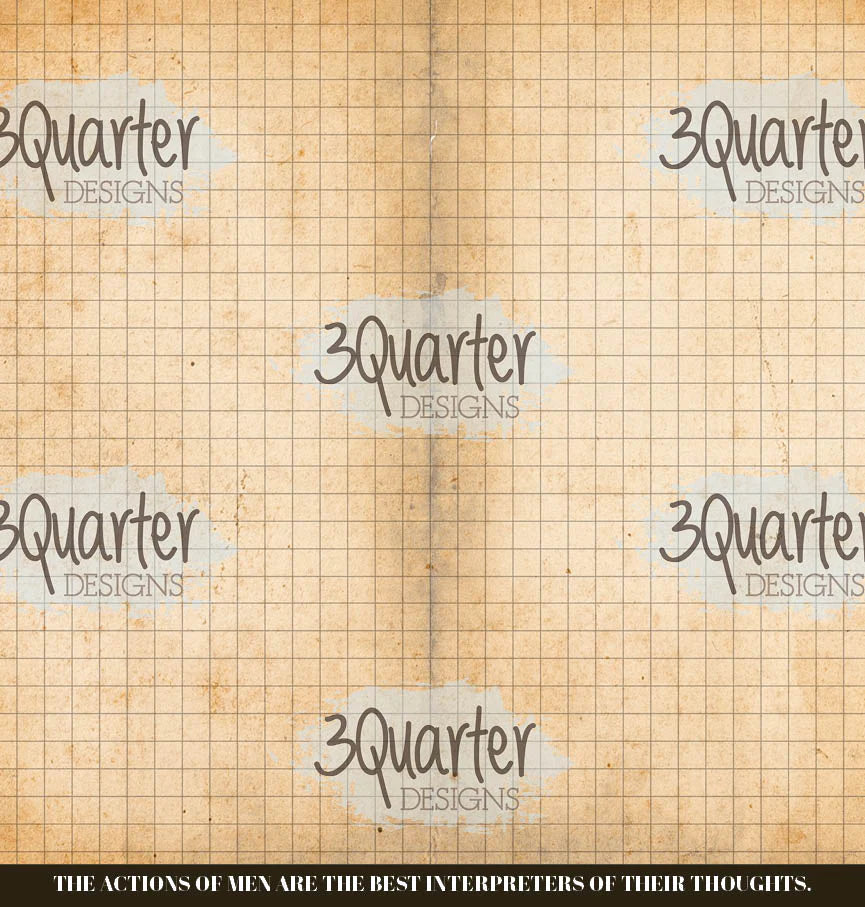 3Quarter Designs - 12" X 12" Paper Pack - Vintage Man