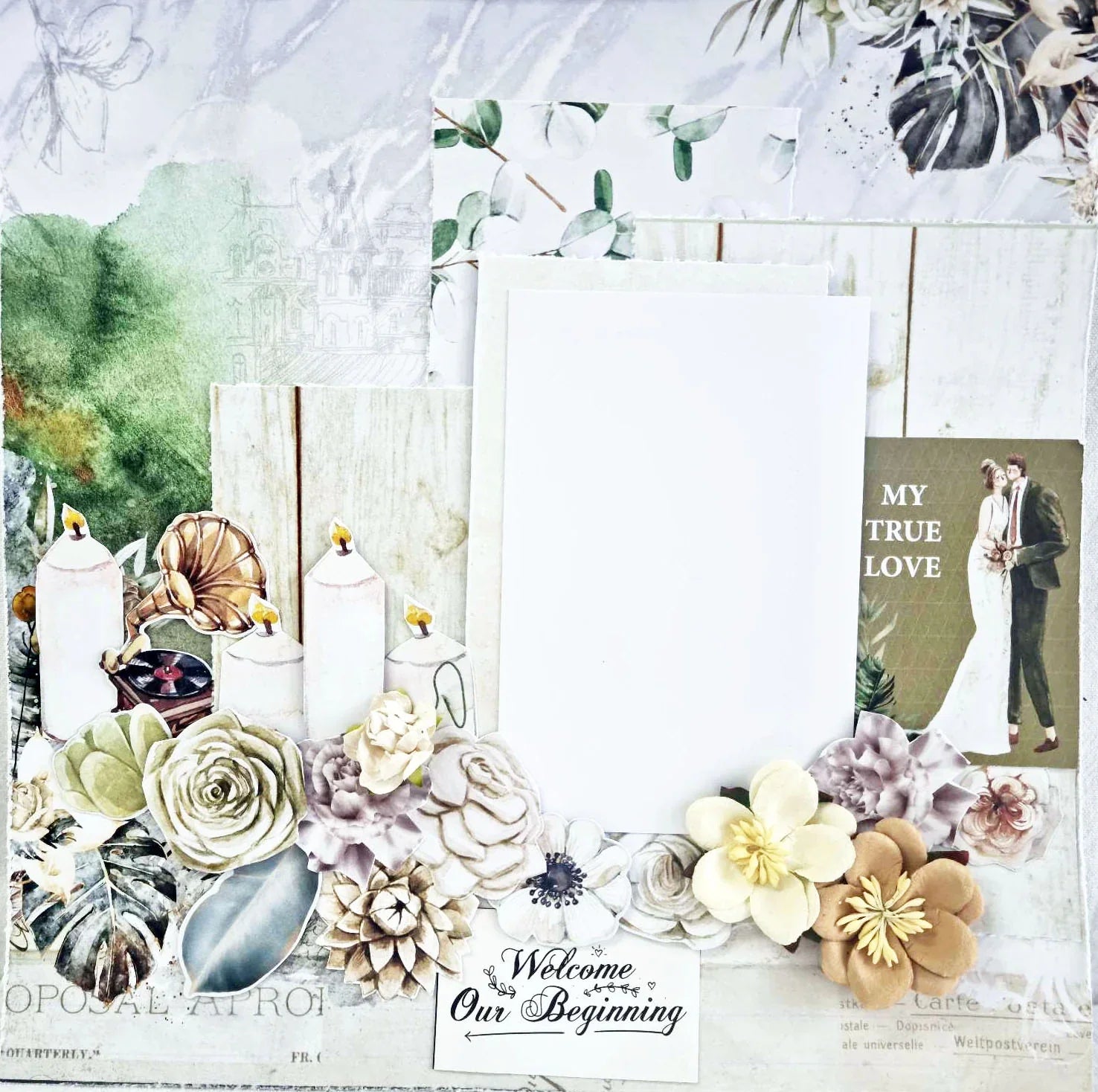 3Quarter Designs - 12" X12" Paper Pack - Our Vows