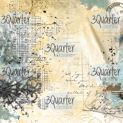 3Quarter Designs - 6" X 6" Paper Pack - Vintage Man