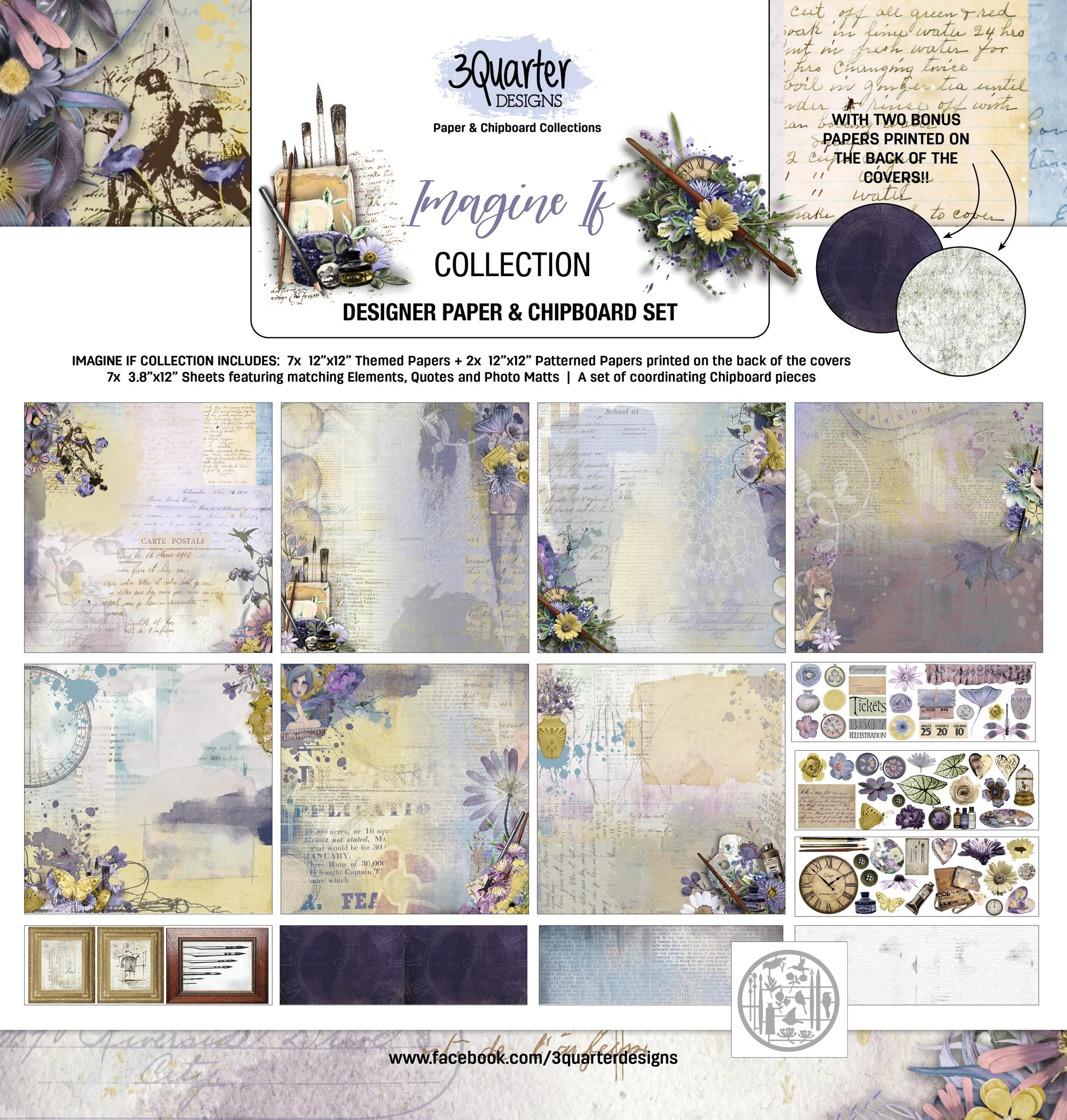 3Quarter Designs - Scrapbook Collection - Imagine If