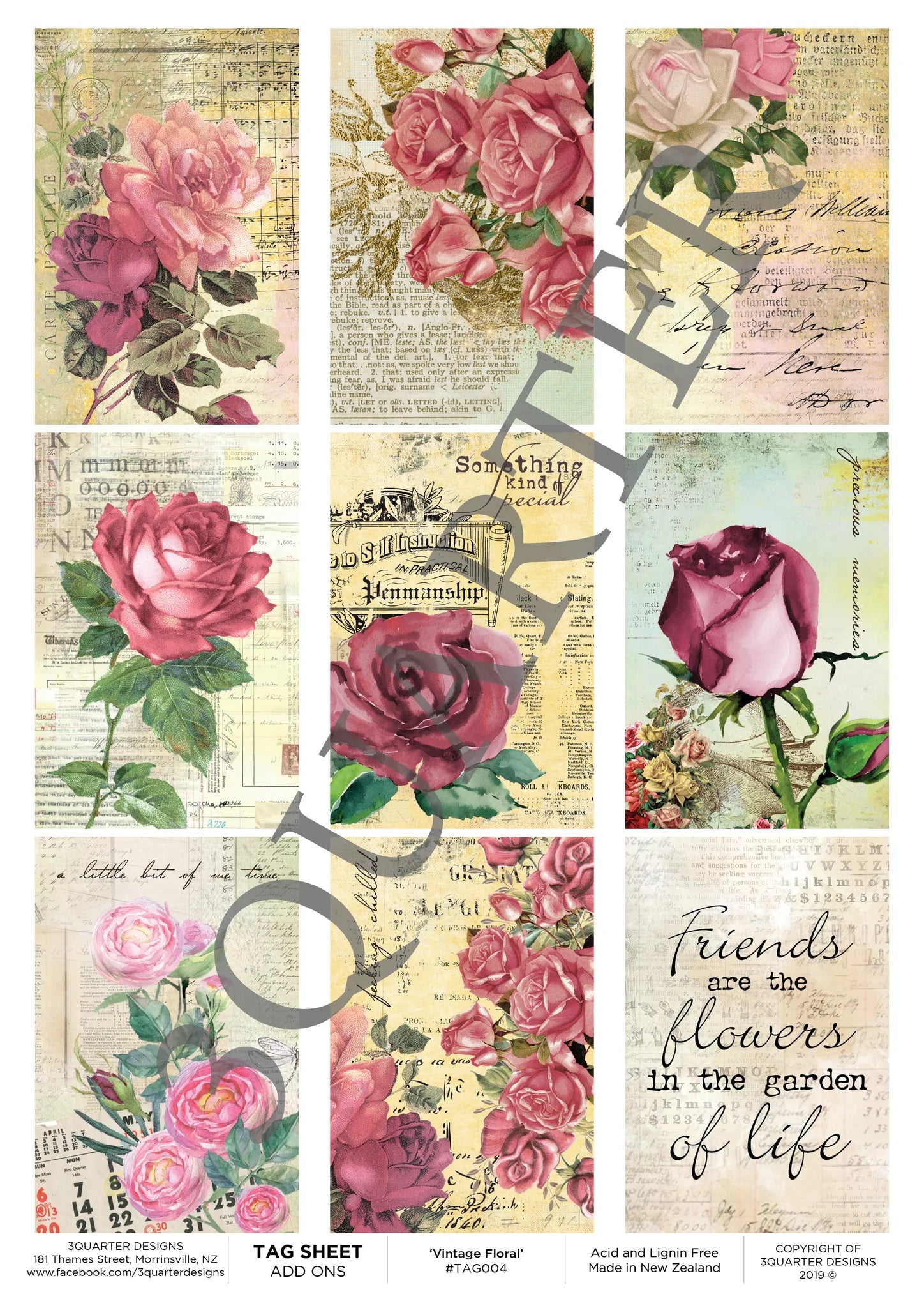 160 Pieces Vintage Scrapbook Stickers Vintage Flower Plant
