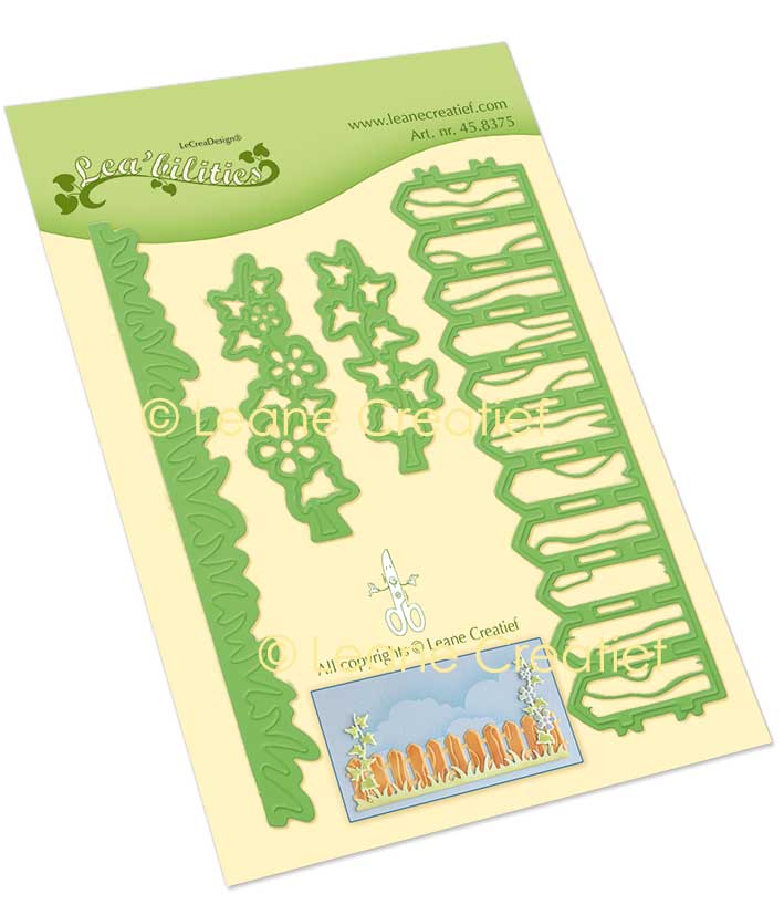 Lea’bilitie Fence, Grass, Twigs Cut And Embossing Die