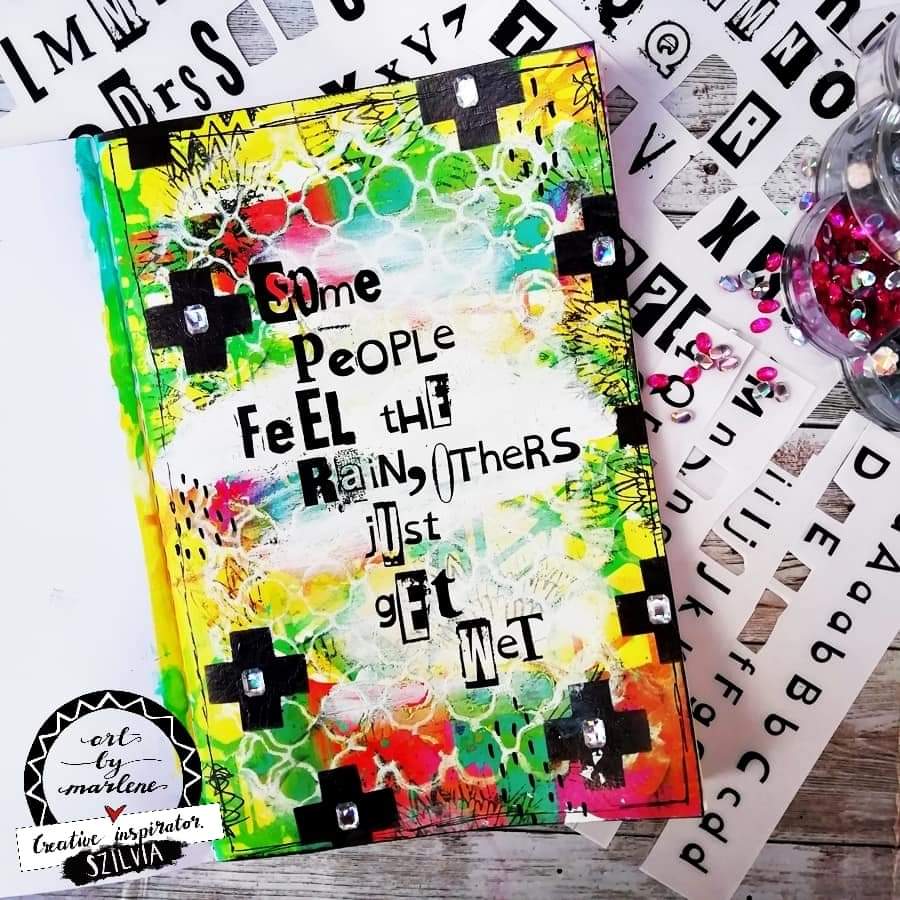 Art by Marlene Rub on Sticker Alphabet & Quotes Essentials nr.1