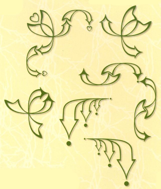 Project Life & Cards LeCreaDesign clear stamp Arrows open