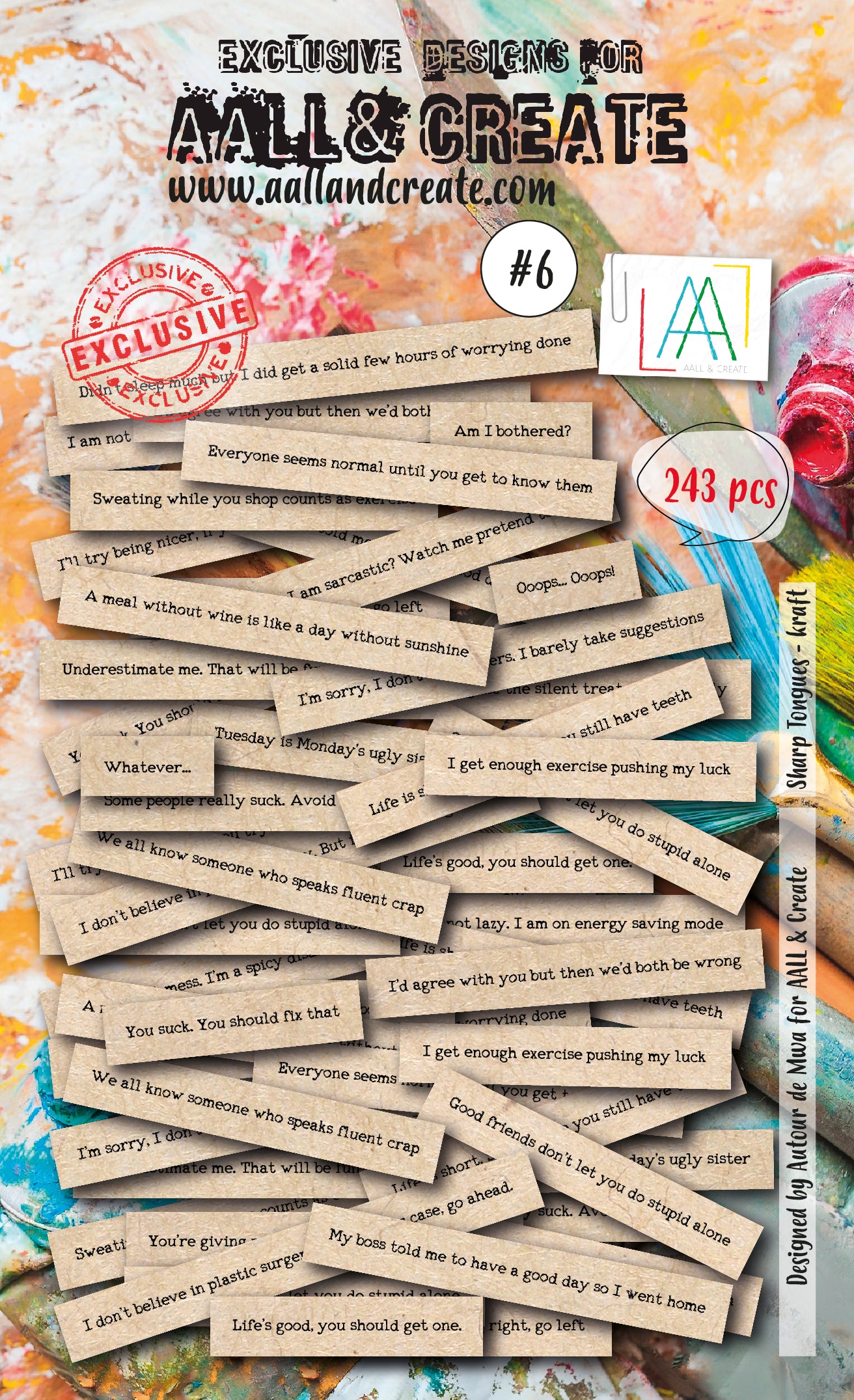AALL and Create Ephemera - 006 - Sharp Tongues Kraft