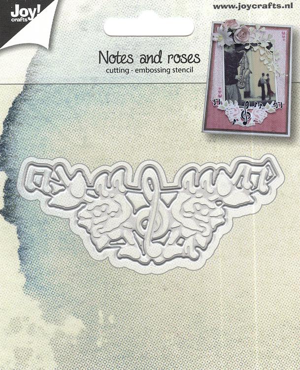 Joy! Craft Die - Notes and Roses
