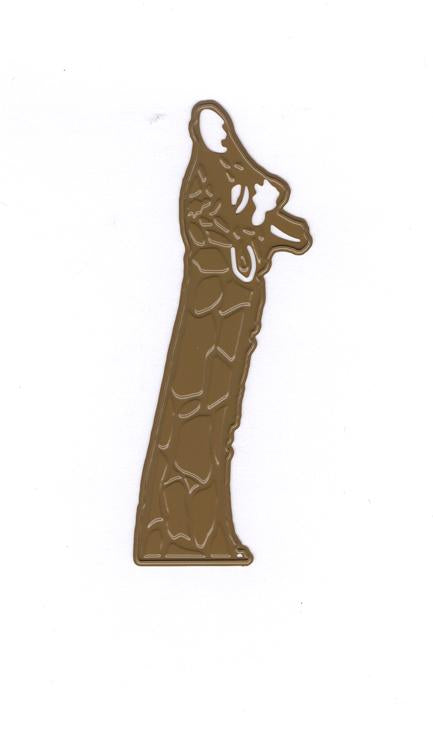 Cutting and Embossing Giraffe
