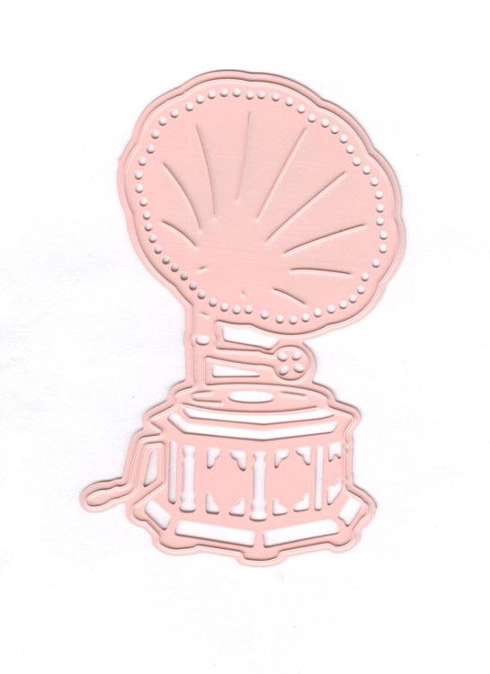 Joy! Crafts Cut-Emboss Die - Gramophone