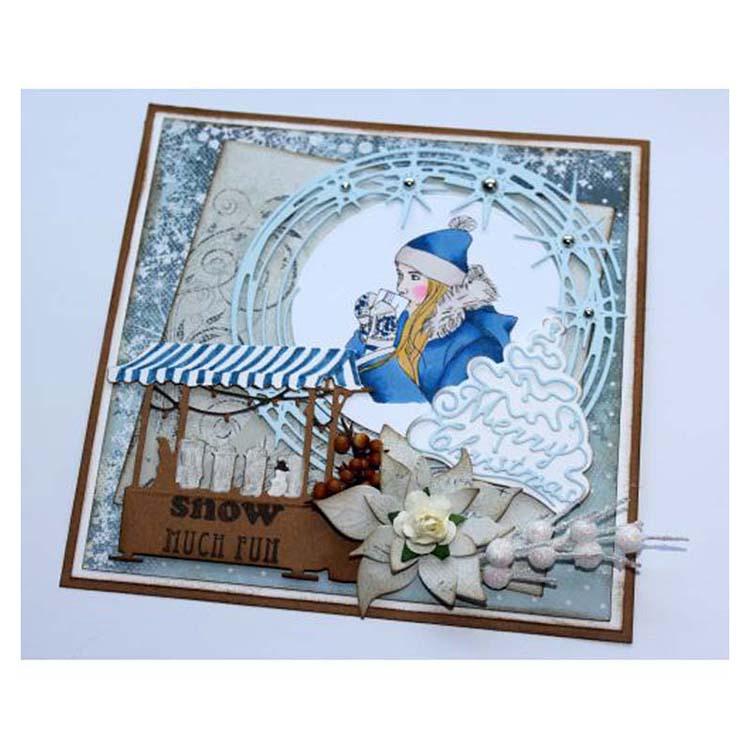 Joy! Crafts Die - Market Stand with Hot Drinks