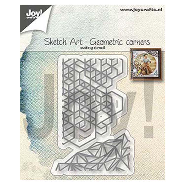 Joy! Crafts Die - Sketch Art Geometric Corners
